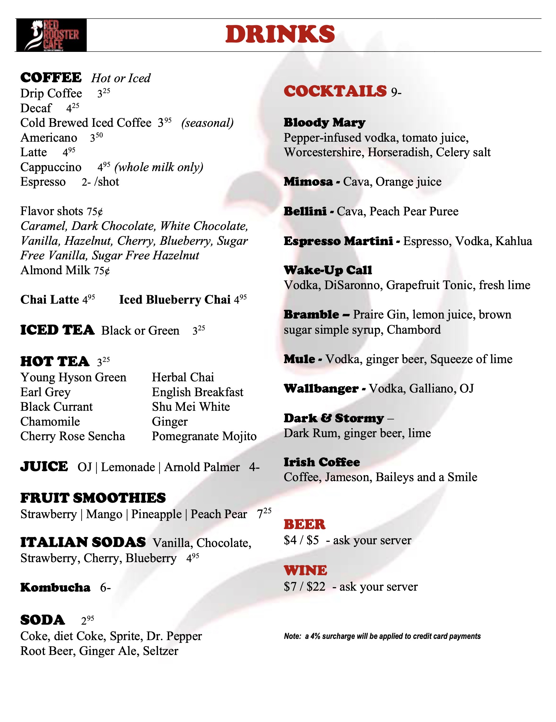 Old Town Red Rooster Café